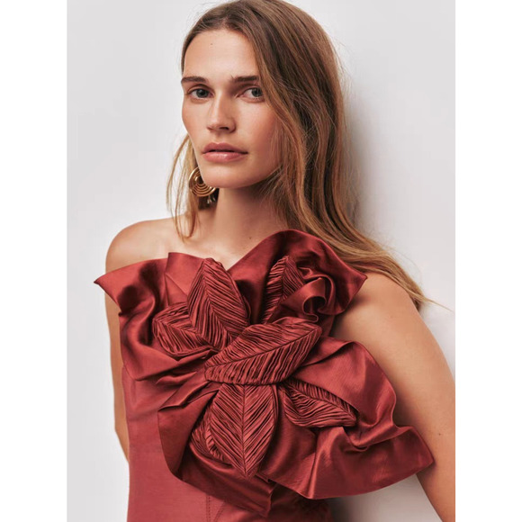 Aje Isla floral-detail mini dress US 8 - Picture 5 of 13